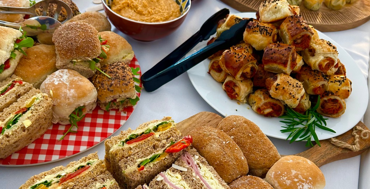 Cold buffet prepared by Annabelle J's Kitchen